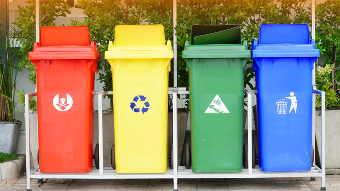 Trash and Recycling Areas